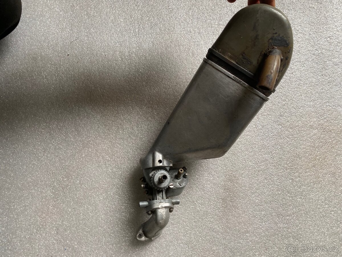 Karburátor a filtrbox jawa pionyr 05 1962