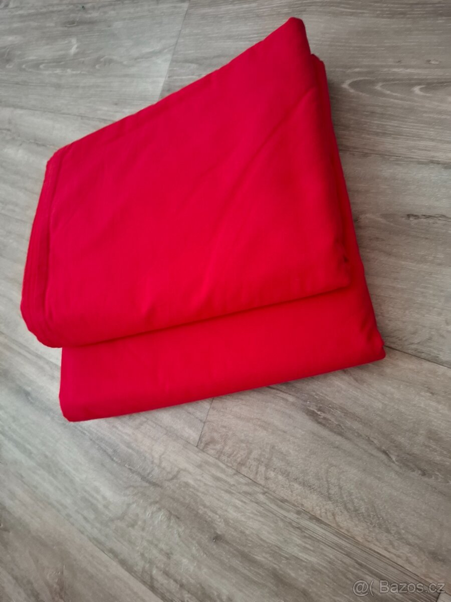 Červené povlečení Scan quilt