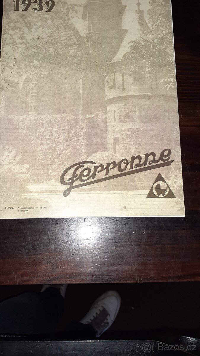 Kočárek katalog kočárků 1939