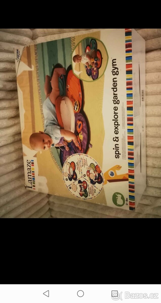 Beruška lamaze, hrazdička, přebalovací taška