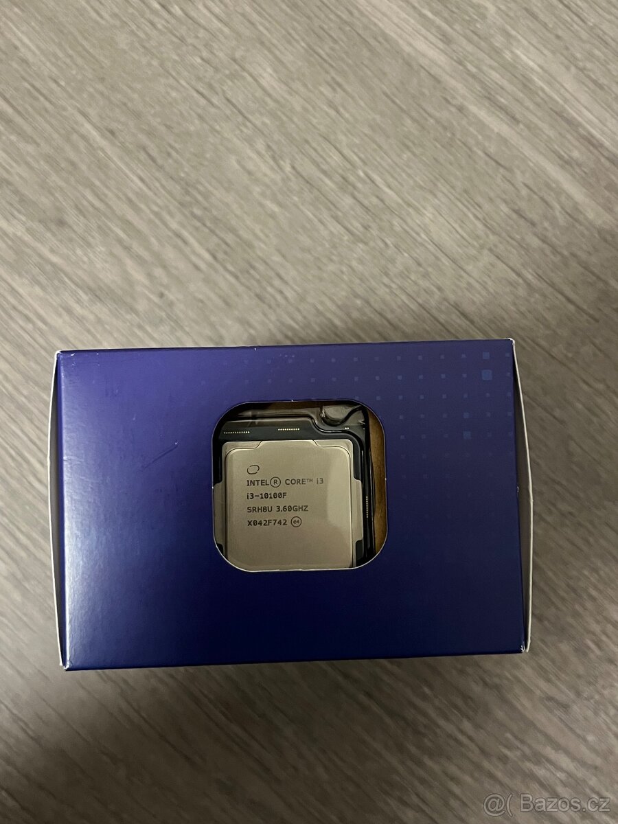 Intel Core i3‑10100F + chladič + krabice