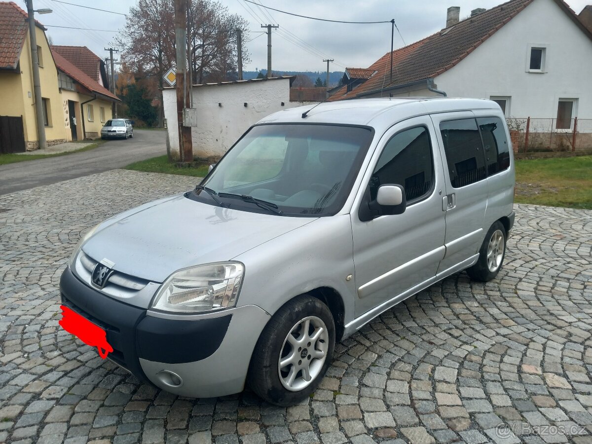 PEUGEOT PARTNER 1.6HDI 55KW 2007 1.MAJITEL KOUPENO NOVÉ V ČR