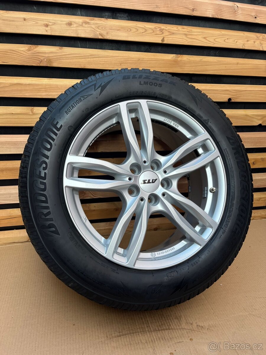 Alu kvalitní kola ATS s pneu Bridgestone R18 5x108❄️