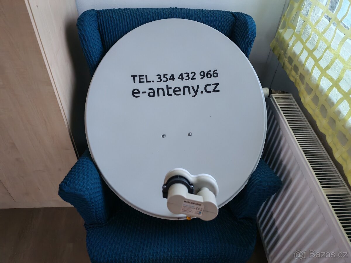 Satelitní parabola offset 80FE PORTUGAL, sv. šedá