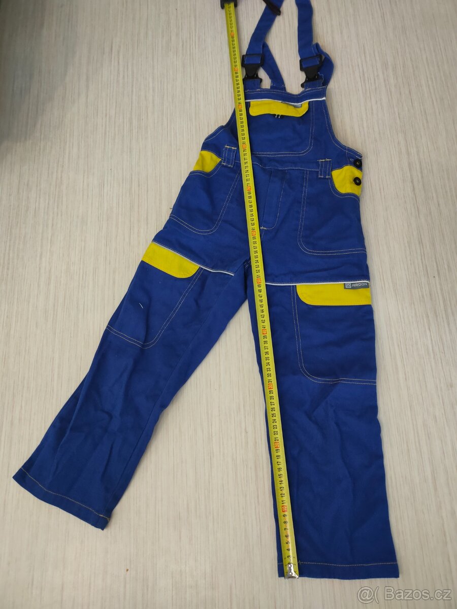 Dětské pracovní kalhoty montérky