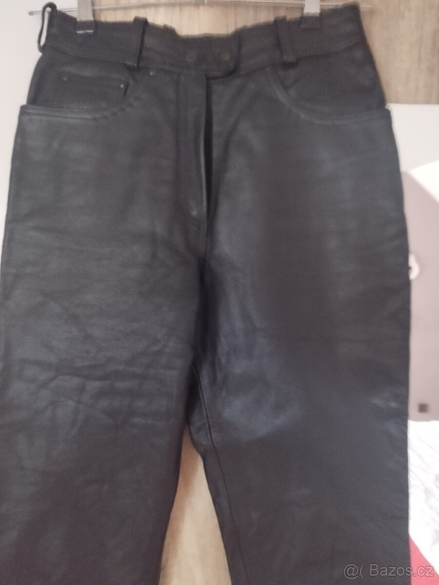Dámské kožené moto kalhoty