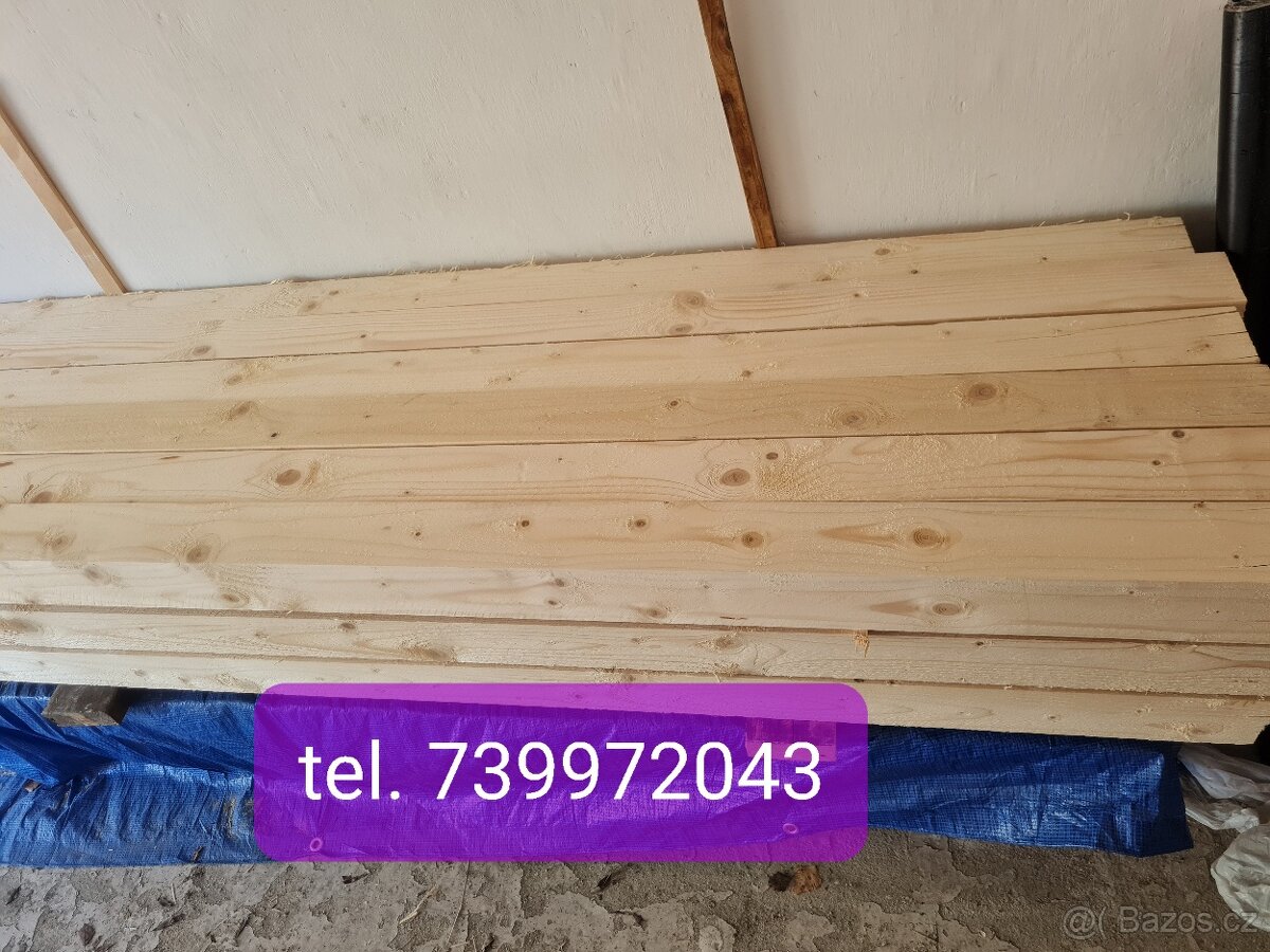 Stavební hranoly 9,8x9,6x300 cm.