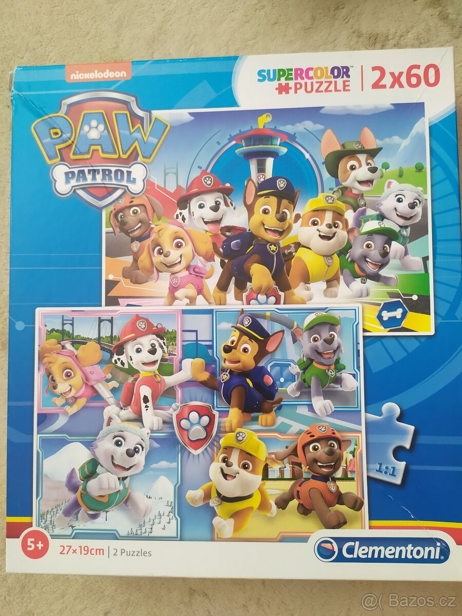 Tlapková patrola puzzle 5+