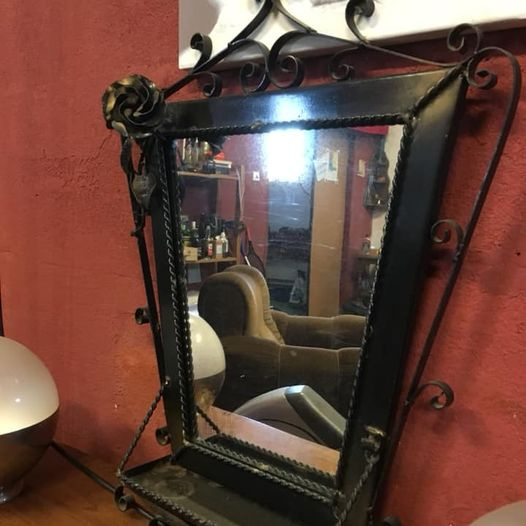 Zrcadlo starožitné - plech