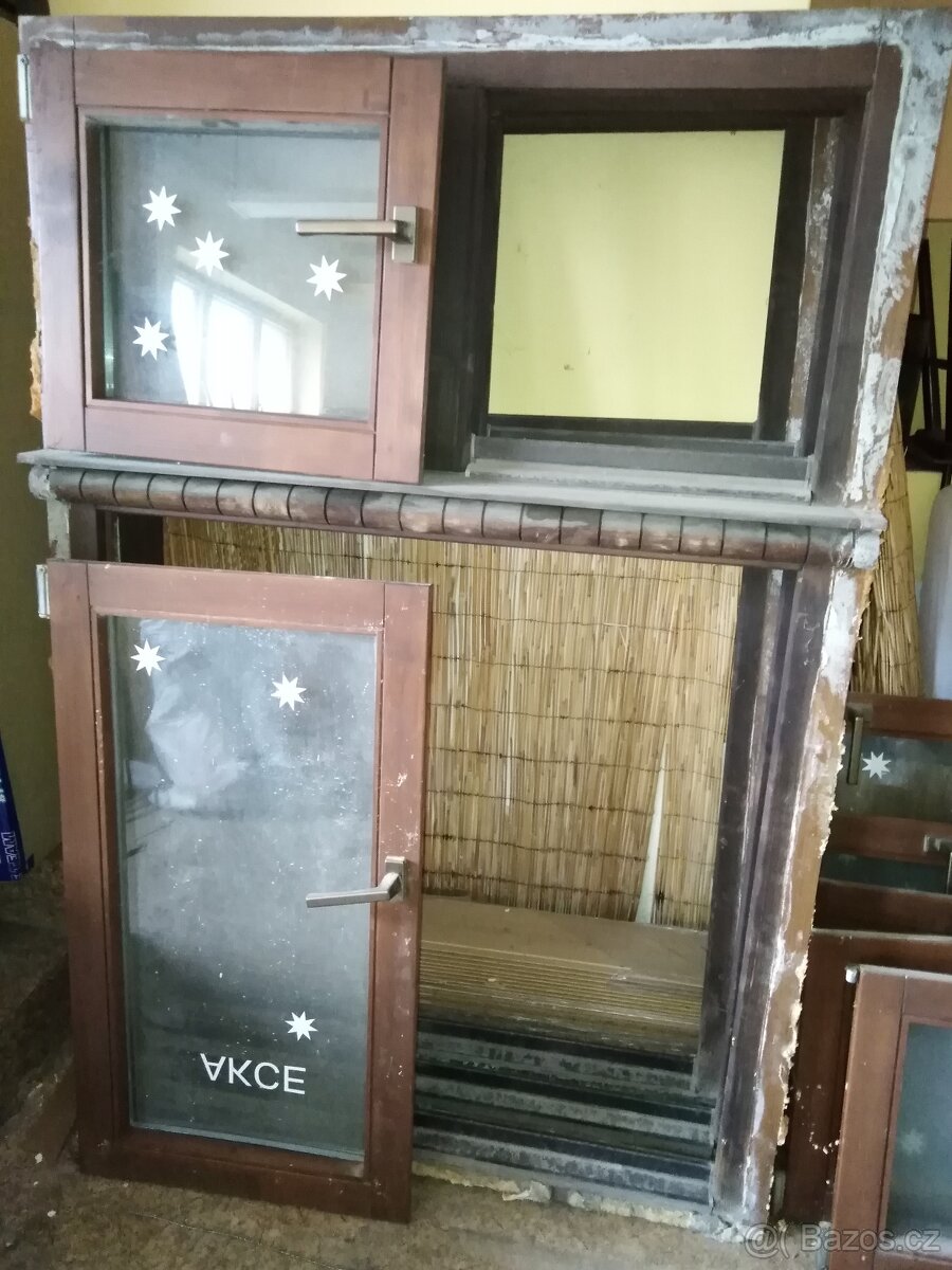 Použitá dřevěná okna