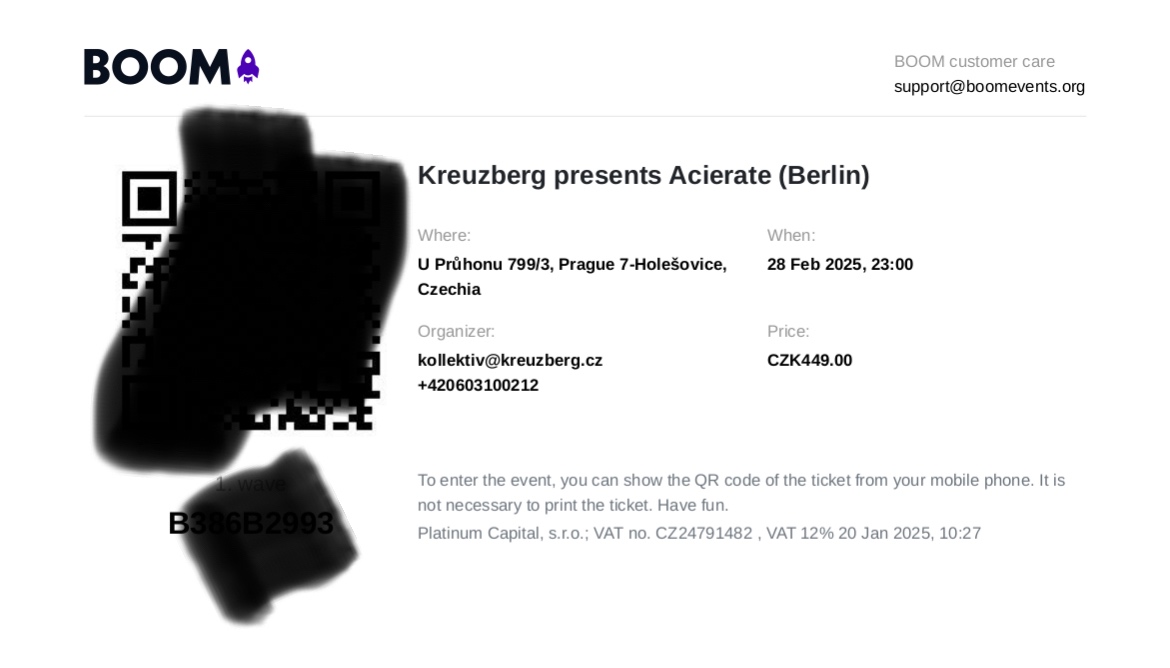 Kreuzberg klub Praha 28.2.2025