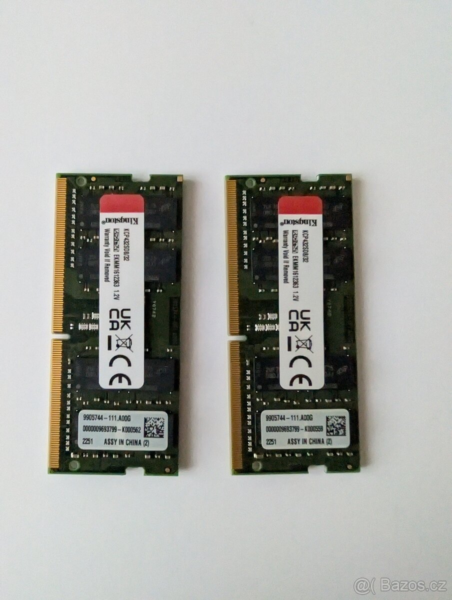 Kit 64 GB DDR4, SODIMM (Sada 2x32 )  do notebooku