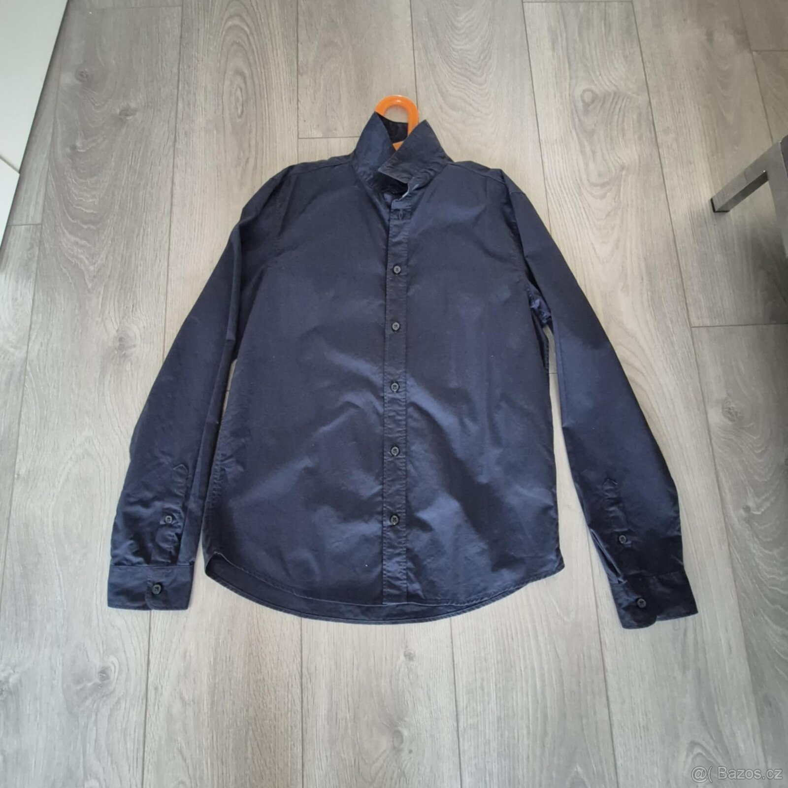 Chlapecká tmavě modrá košile H&M 164