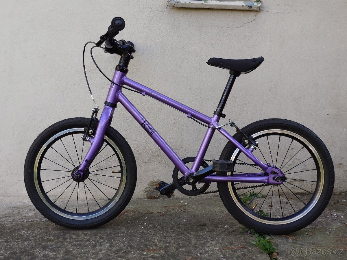 Bungi Bungi - Dětské kolo 16" ultra lehké švestková fialová