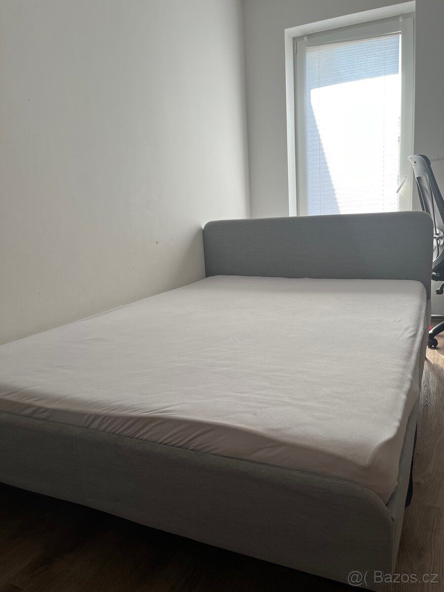 Čalouněný rám postele IKEA SLATTUM 140x200