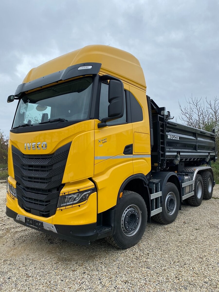 Iveco X-WAY 8x4; 530 koní; 13 litr motor+prodloužená záruka