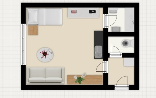 Pronájem, bytu 1kk, 29 m2, Praha 5, Košíře