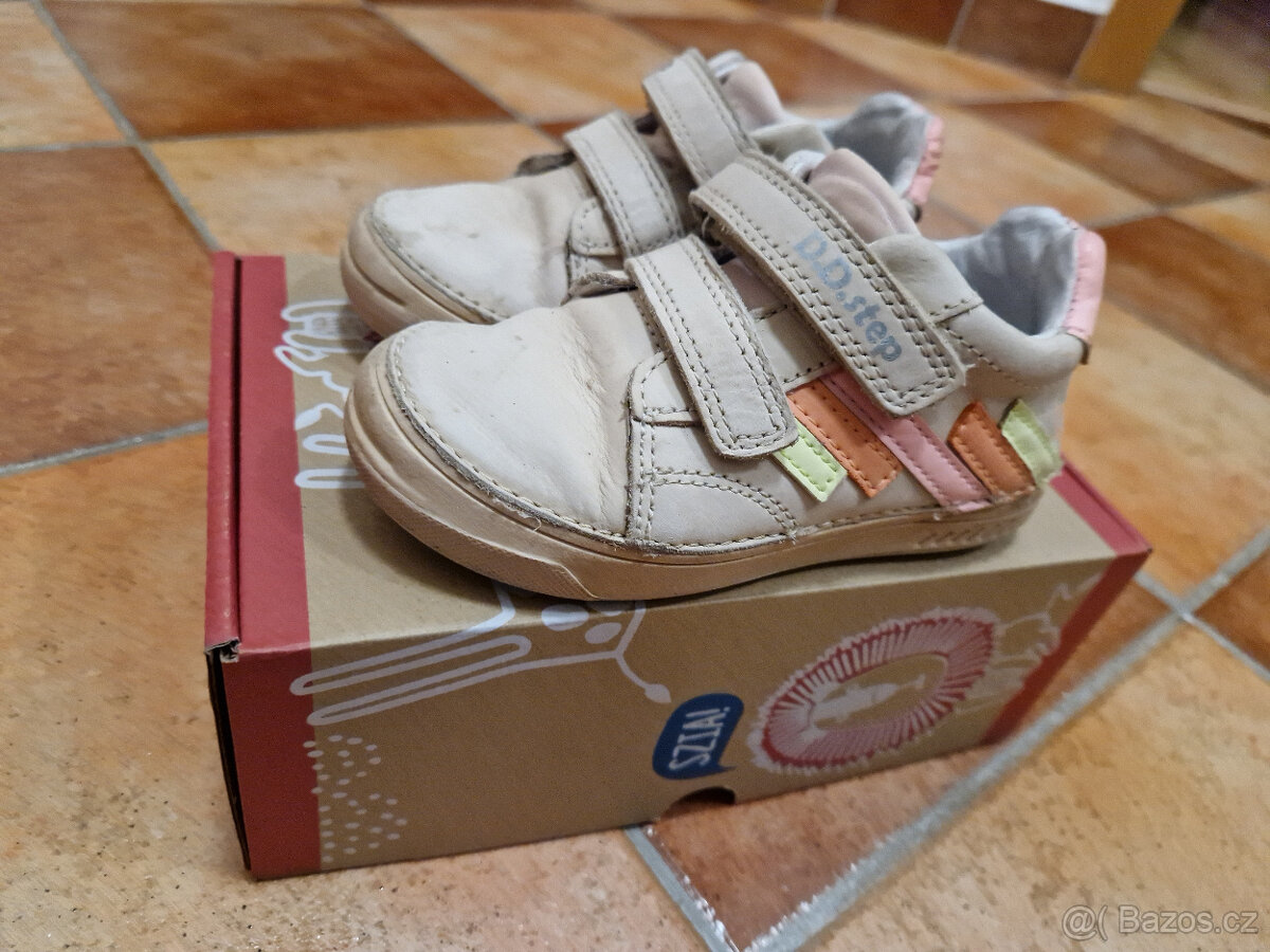 Dětské kožené boty DD Step velikost 25