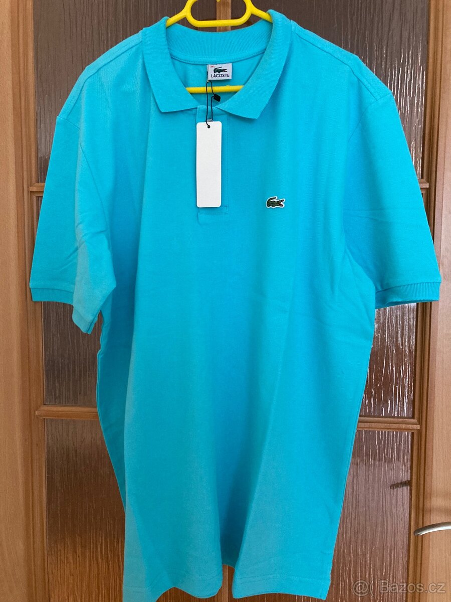 Polo tričko Lacoste, tyrkysové, 3XL