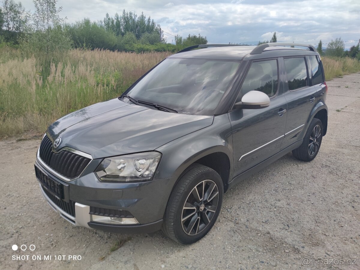 Škoda Yeti 4x4 2.0TDi 110KW mo 2018 Webasto NAVI LED KAMERA