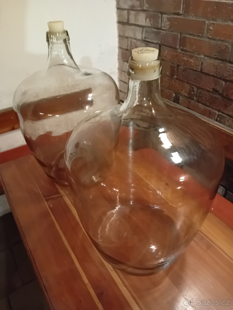 Demižony 35 litrů, 2 kusy