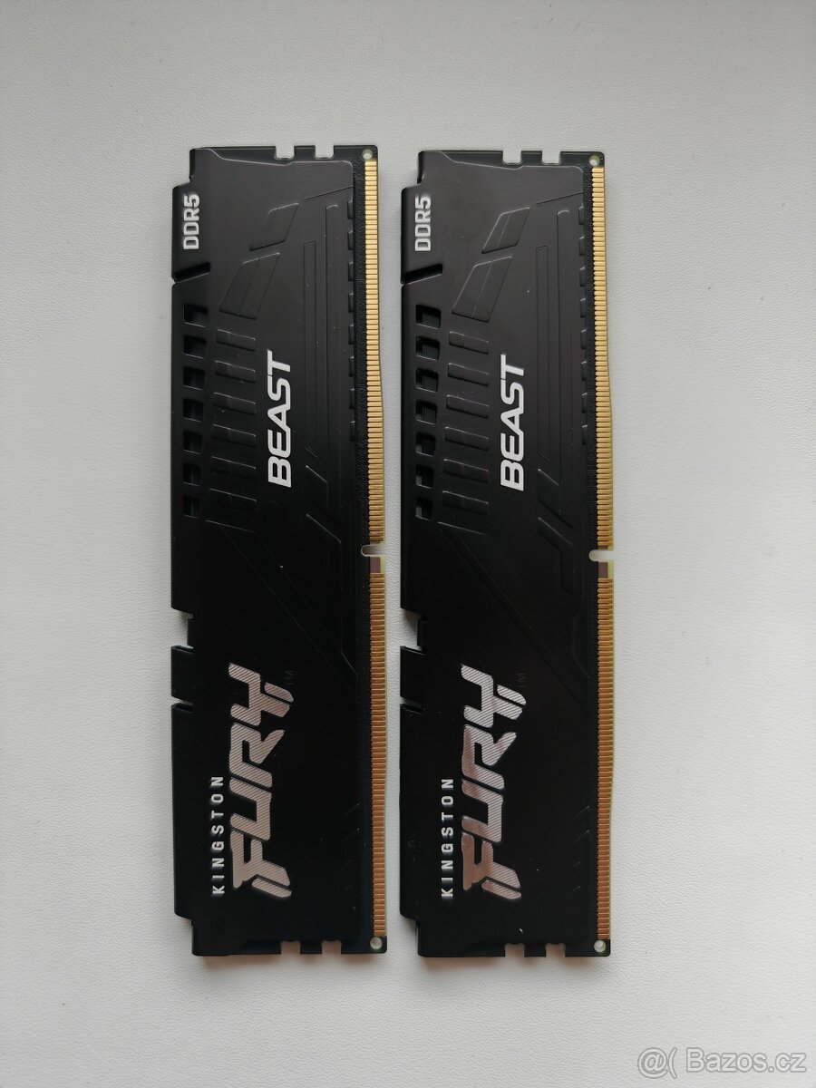 RAM paměť Kingston Fury Beast 32GB DDR5