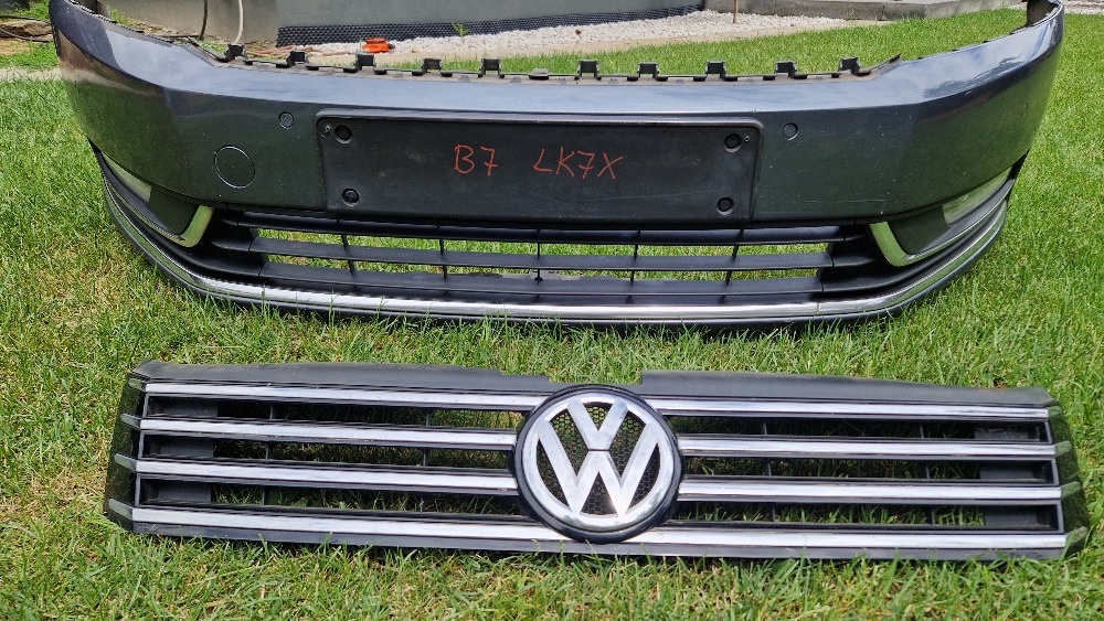 VW Passat B7 předek + z. víko šedá LK7X+ všechny dveře