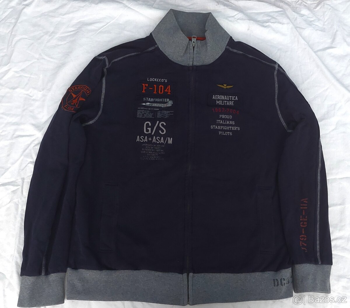 Aeronautica Militare-mikino-bunda celozipová