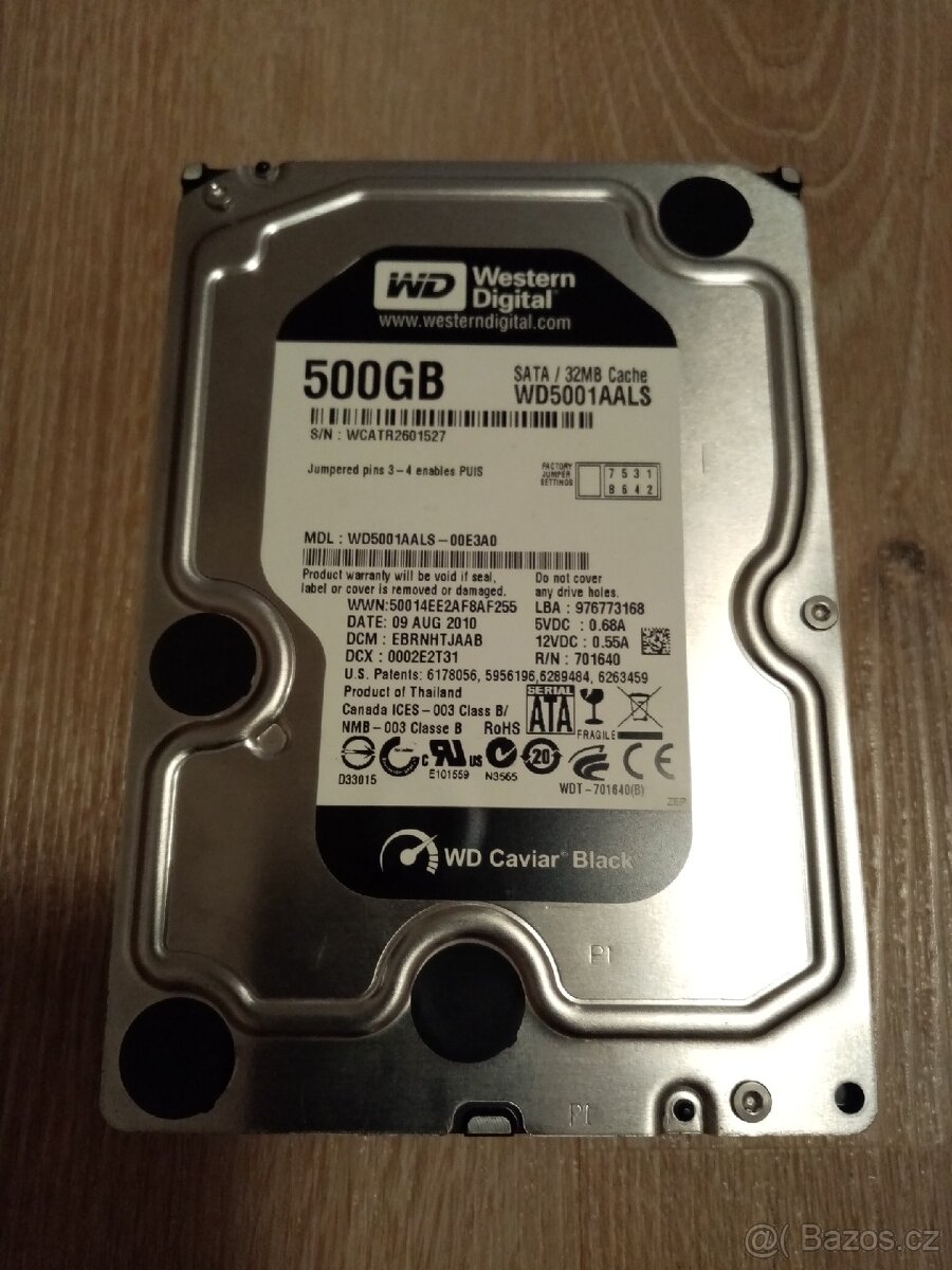 Hard disk Western Digital 500GB
