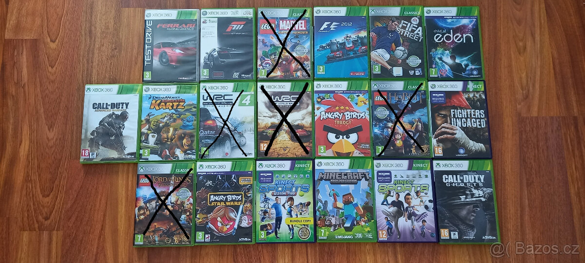 Prodám hry na XBOX 360 4. část