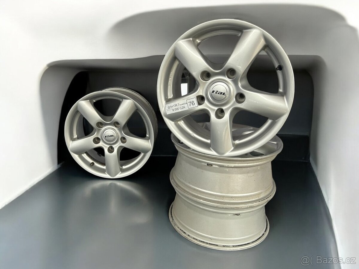 Alu kola Rial 5x139,7 r16