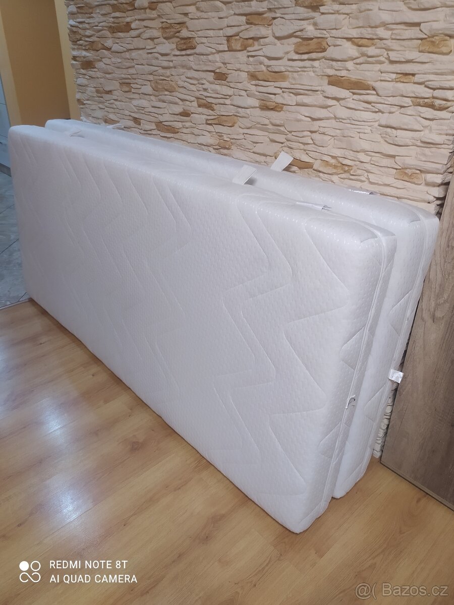 MATRACE SCHLARAFFIA 7-zonové se stříbrem 90x200x18cm - 2ks