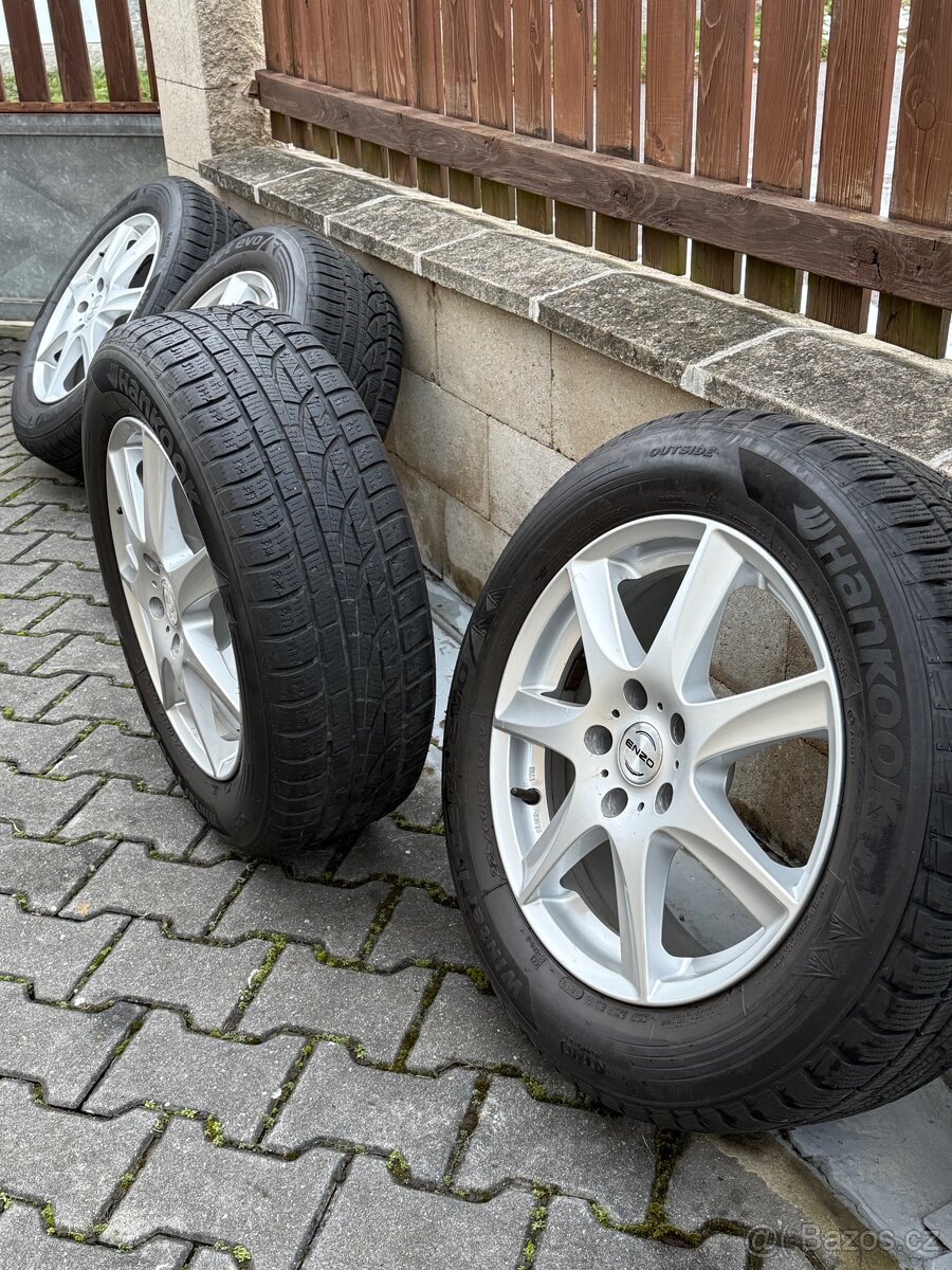 Alu disky ENZO 16” + zimní pneu 215/70 R16 – 5×112