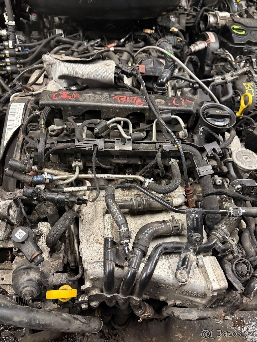Motor 2.0tdi 110kw CRMB,najeto 170 tisic. Cena za hol