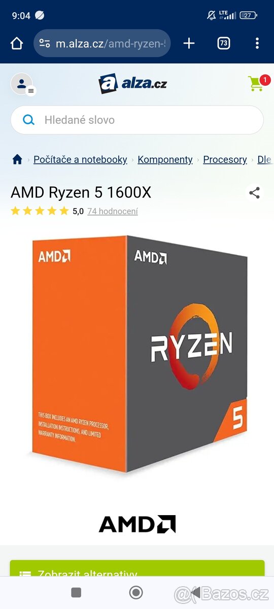 AMD Ryzen 5  1600X