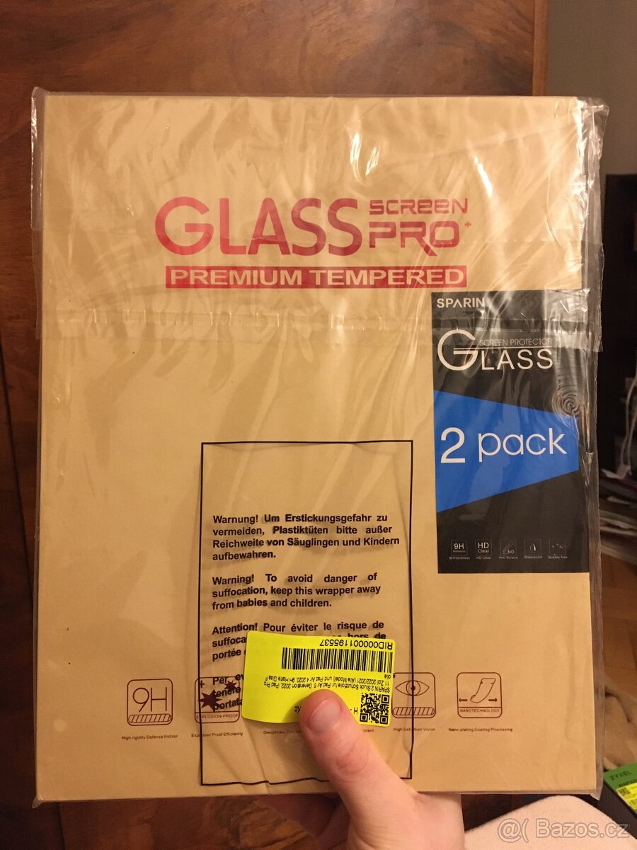 Screen protector glass 2ks, na iPad (iPad Air, iPad Pro, ...