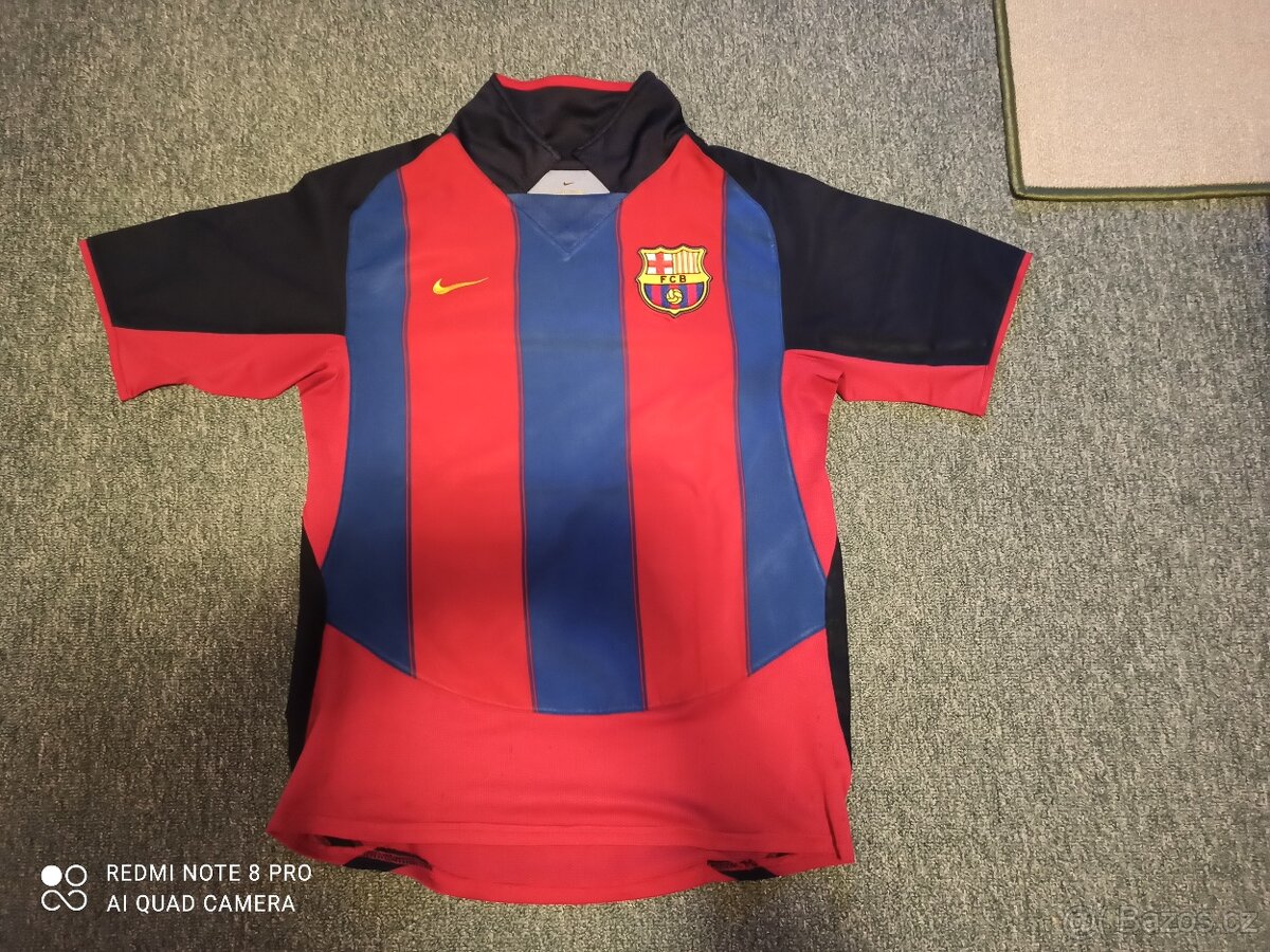 Fotbalový dres FC Barcelona (2003/04) Nike Vel. S