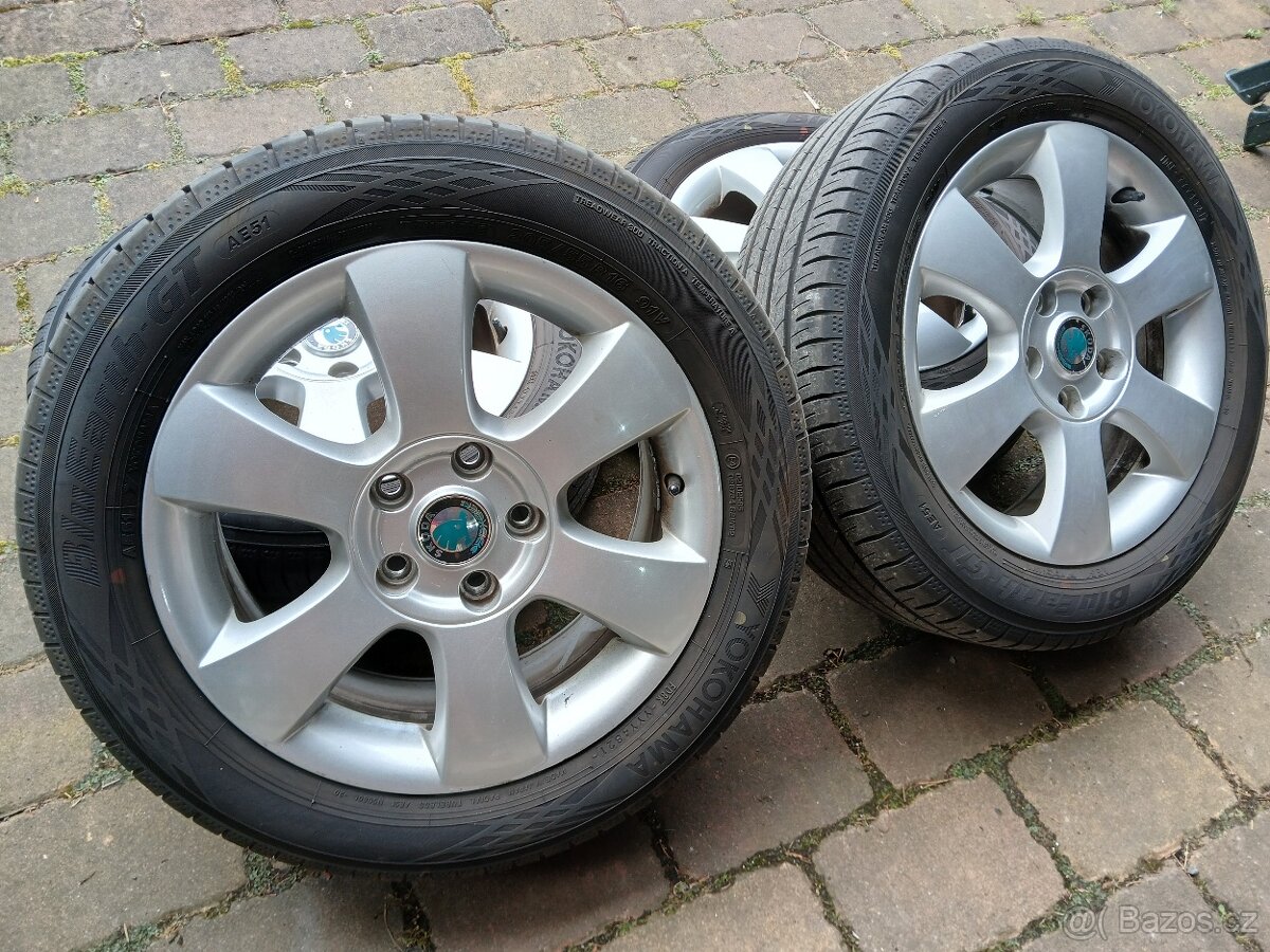 ALU kola,sada, model LYRA,originál,205/55 R16,5x112,TOP