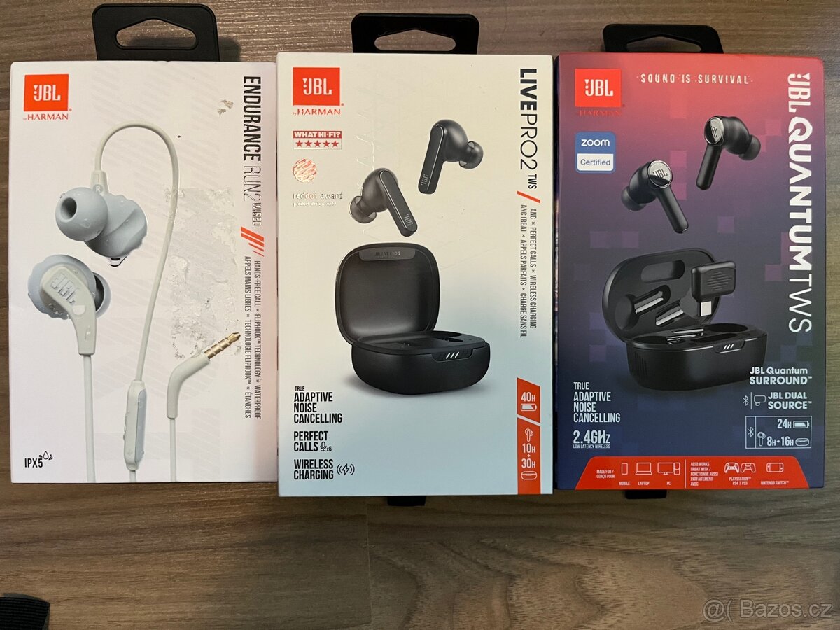 JBL sluchátka