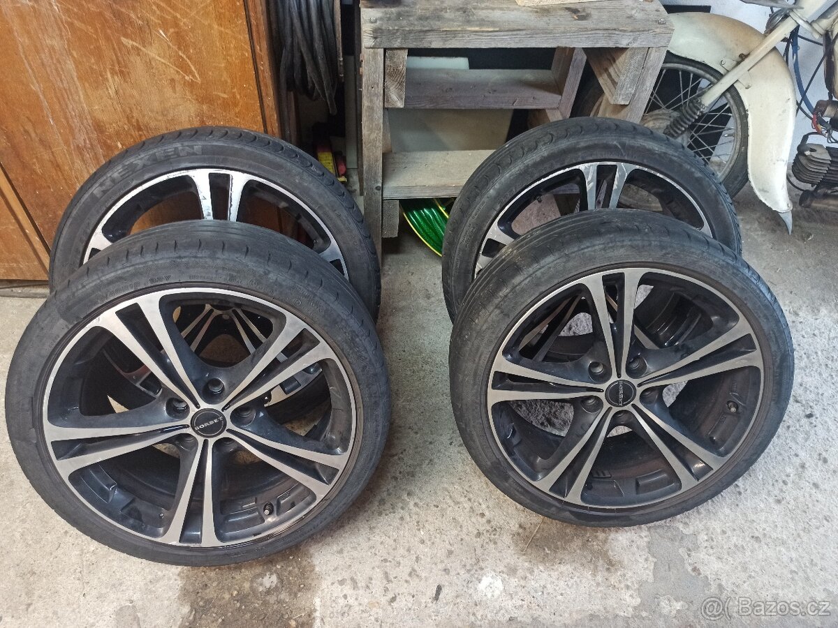4x letní pneu s ALU disky - 225/40/ZR18 92Y ET50