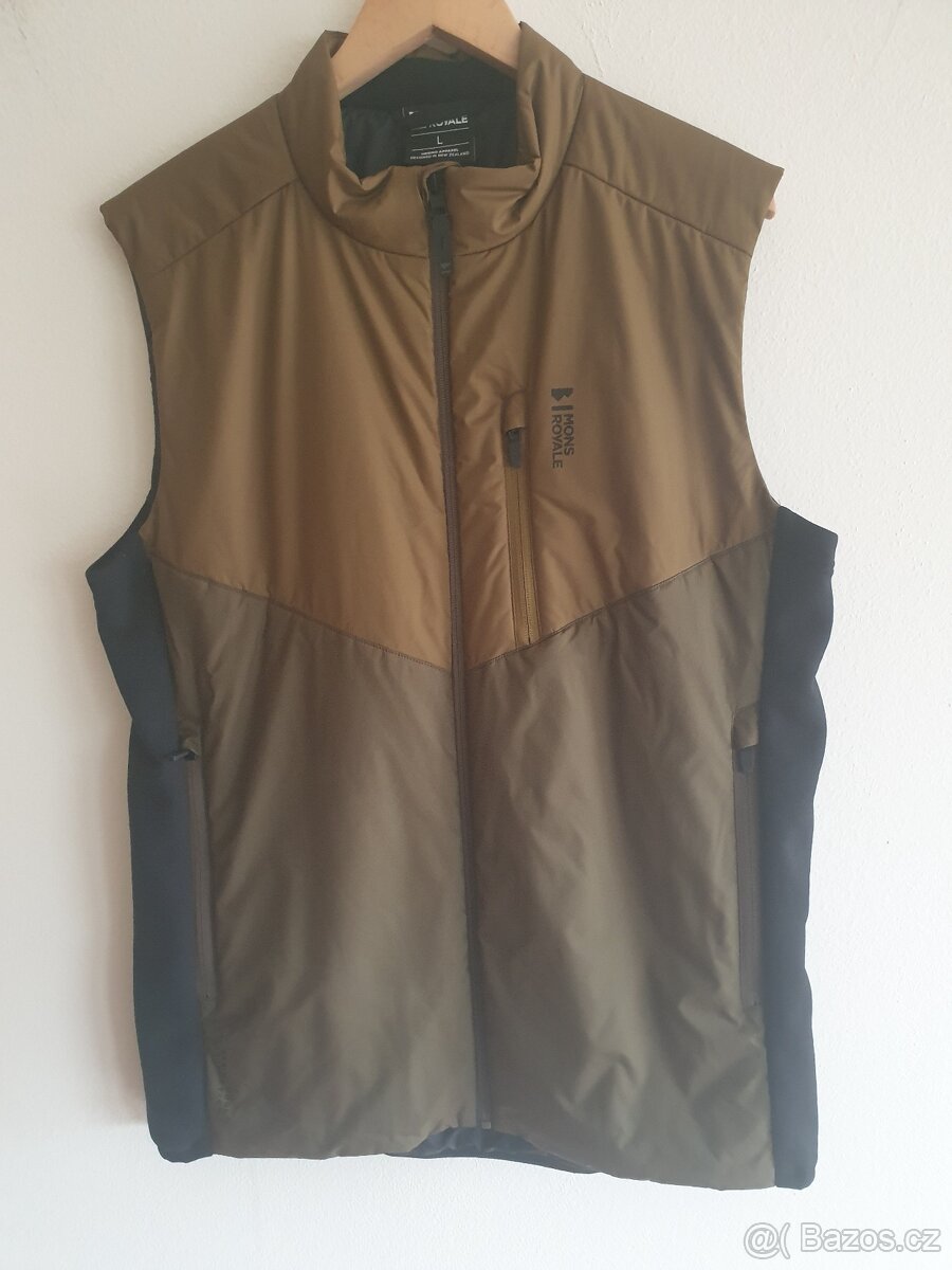 NOVÁ merino vesta MONS ROYALE Arete Merino Insulation Vest