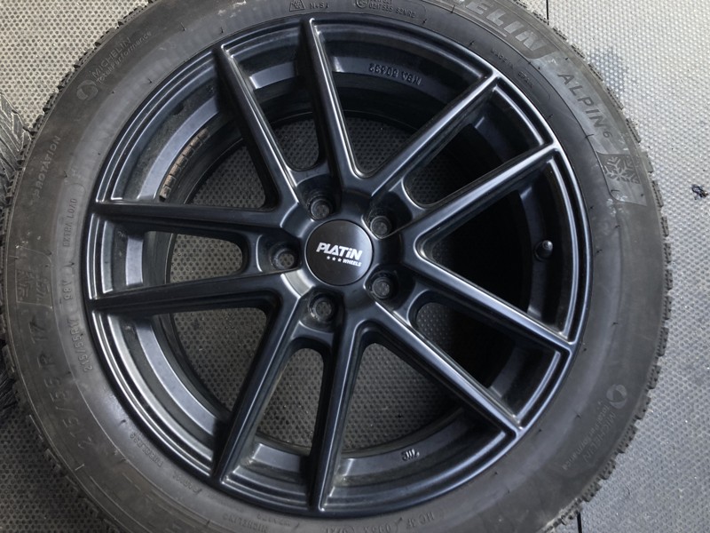 Alu kola PLATIN 17" 5x108 zimní pneu MICHELIN 215/55R17