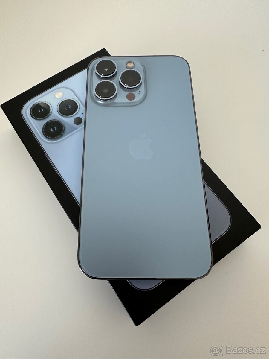 iPhone 13 pro, 128 GB, modrý