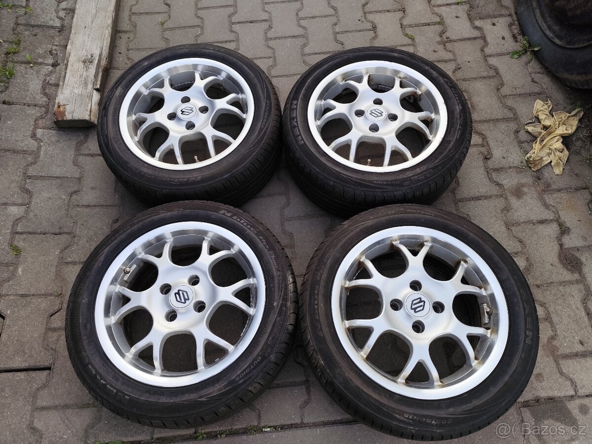 Alu kola 4 x 100 r15, letní 205/50/15