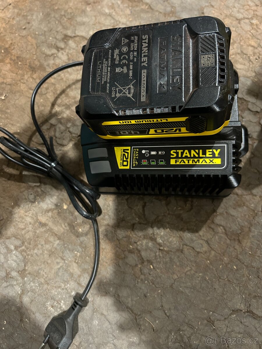 STANLEY AKUMULÁTOR 4,0Ah + nabíječka 20 V Stanley