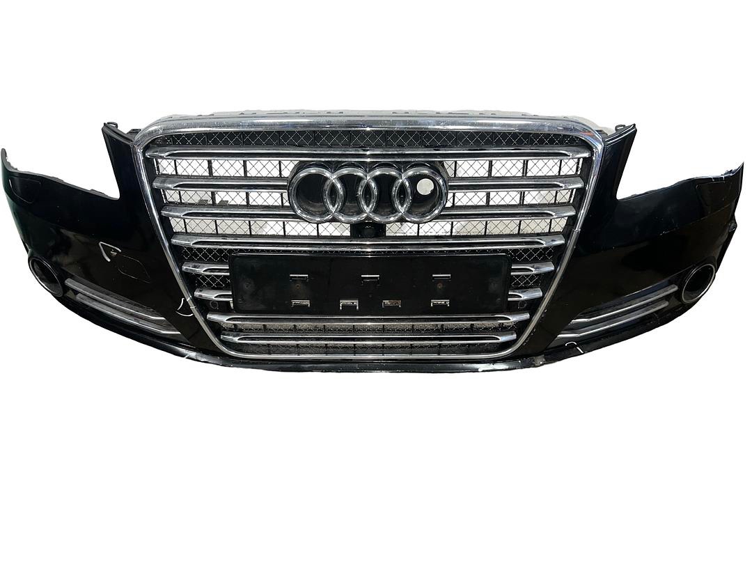 Přední nárazník černá metalíza LZ9 Audi A8 D4 4H r.v. 2010
