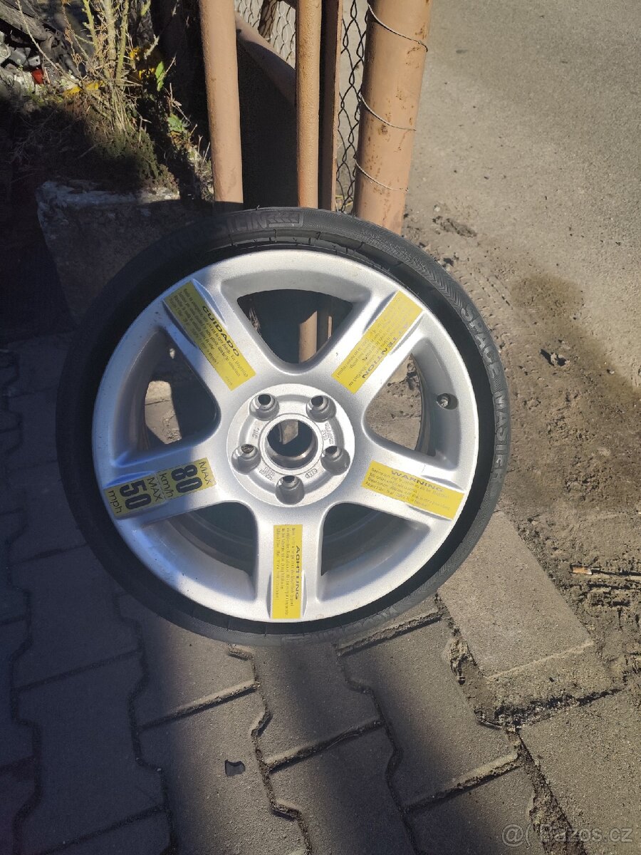 Rozkladací dojezdové kolo audi