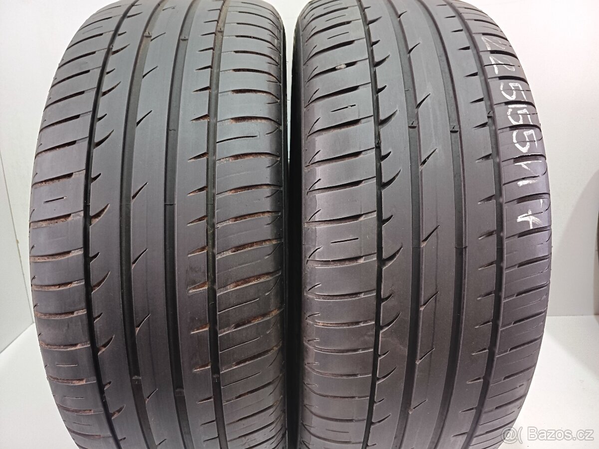2ks letní pneu 225/55/17 Hankook