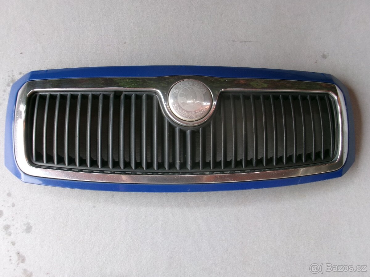 Fabia 1 maska kapoty facelift modrá barva 4590