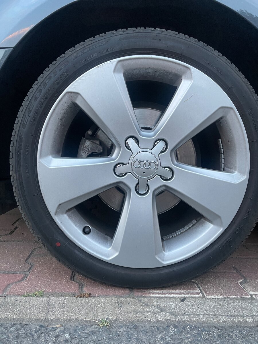 Alu kola audi R17 + letní pneu